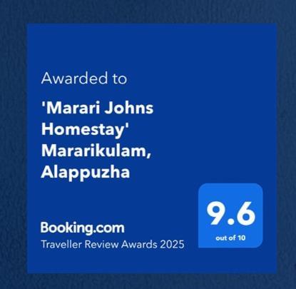 'Marari Johns Homestay' Mararikulam, Alappuzha Exterior photo